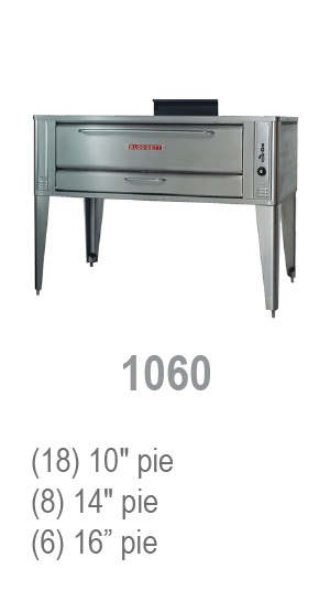 1060 deck oven capacity