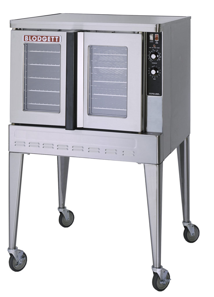 Blodgett Zephaire-200 single bakery depth convection oven on legs with casters