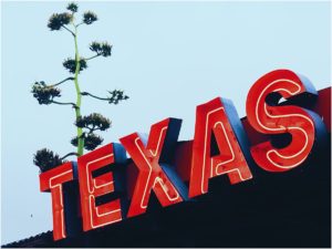 TEXAS light up sign