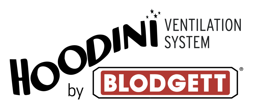 Hoodini by Blodgett ventilation system logo